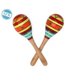 Pack Dos Maracas Mexicanas Para Mariachi 20 cm