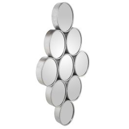 Espejo de pared Alexandra House Living Plateado Círculo Precio: 128.99832869. SKU: B1CK2TTEDE