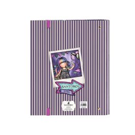 Carpeta de anillas Gorjuss Up and away Morado (27 x 32 x 3.5 cm)