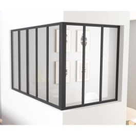 Optimum OPT3532830092131 Poste de esquina Negro Alto 50 x Ancho 30 cm