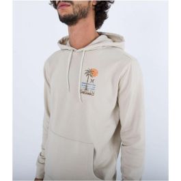 Sudadera con Capucha Hombre Hurley Hurley 77 Beige