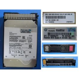 Hewlett Packard Enterprise HDD 8 TB SATA 6 Gb/s 3.5" 7200 RPM para Servidores