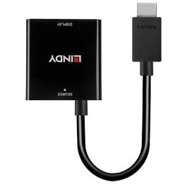 Lindy Convertidor Adaptador HDMI a VGA 1080p / 1920x1200 para Conectar PC, Portátiles y Proyectores Compacto