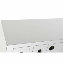 Consola DKD Home Decor Blanco Plata Abeto Madera MDF (95 x 24 x 79 cm)