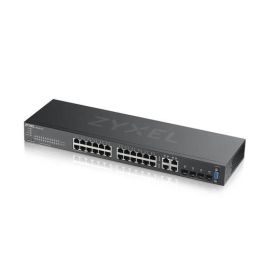 Zyxel GS2220-28-EU0101F Switch Gestionado L2 Gigabit Ethernet 24 Puertos RJ-45 4 SFP 56 Gbps Montaje en Rack Sin Ventilador Negro Zyxel GS2220-28-EU0101F Switch Gestionado L2 Gigabit Ethernet 24 Puertos RJ-45 4 SFP 56 Gbps Montaje en Rack Sin Ventilador Negro