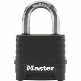 Master Lock M178EURD Candado de Alta Seguridad con Combinación, Cuerpo de Acero y Arco de Aleación de Boro, Diseñado para Uso en Exteriores, Resistencia al Corte