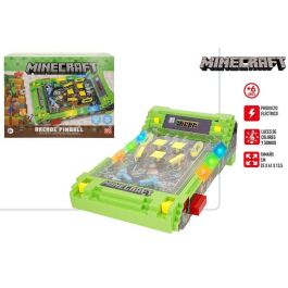 Minecraft Juego Pinball Arcade Overworld Color Baby 43x95x34 cm
