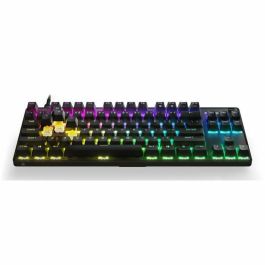 Steelseries Apex 9 TKL FR Teclado para juegos AZERTY con switches ópticos OptiPoint, sin teclado numérico, retroiluminado, negro Precio: 188.69000029. SKU: S7180080