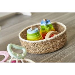 Privilege Set de 3 Cestas Redondas de Mimbre - Ø26 cm, Ø20 cm y Ø17 cm (4 Cajas)