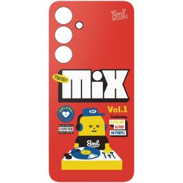 Samsung Funda Flipsuit para Galaxy S24 FE, Silicona, Resistente a golpes y arañazos, Protección anticaída, Color Rojo