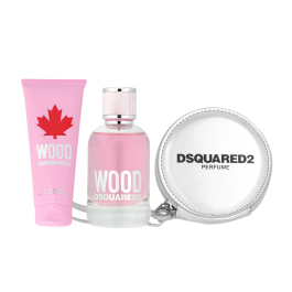 Set Dsquared 2: Wood, Eau De Toilette, For Women, 100 ml + Wood, Shower Gel, 100 ml + Dsquared, GWP Textile Pouch, Silver Precio: 54.94999983. SKU: B1HNZAVVX5