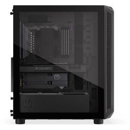 ENDORFY EY2A010 ARX 500 Air TG Black - Caja PC Midi Tower Gaming con Panel y Ventana Lateral de Vidrio Templado