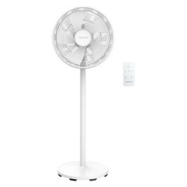 OCEANIC Ventilador de pie - 50 W - Ø 40 cm - 3 velocidades - Oscilante - Inclinable - Blanco