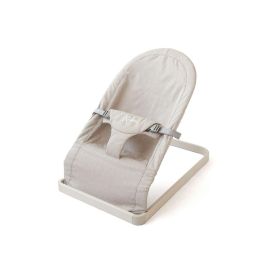 KioKids Hamaquita Gris Claro para Bebé, desde +0 Meses, Ligera y Segura, con Funda Desmontable y Lavable, Acero Poliéster