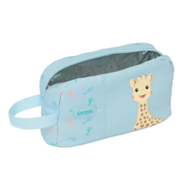 Portameriendas Térmico Sophie la Girafe Azul 21,5 x 12 x 6,5 cm