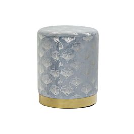 Reposapies Glam DKD Home Decor Azul Dorado 35 x 43 x 35 cm Precio: 28.51728. SKU: S3023149