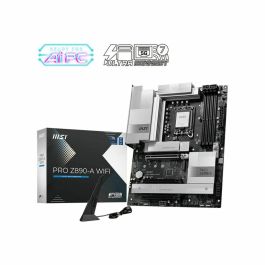 MSI Placa Base PRO Z890-A WiFi, LGA 1851, Intel Z890, 4x DDR5 DIMM, 256GB Max, ATX, 911-7E32-004