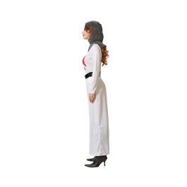 Disfraz Caballero Cruzadas Blanco Mujer Adulto XL Disfraz Caballero Cruzadas Blanco Mujer Adulto XL