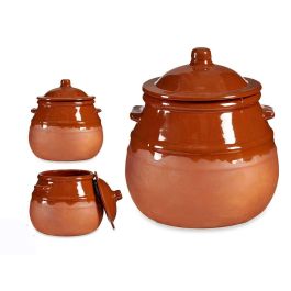Puchero de barro refractario La Dehesa 2 L, 19x20.5x18 cm, color miel (4 Unidades) Precio: 37.50000056. SKU: B17V6BFF49