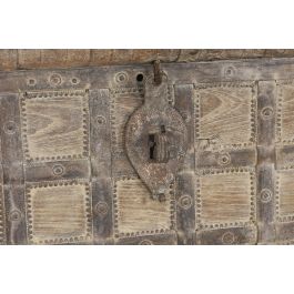 DKD Home Decor Arcón Item Home de Teca Natural 118x66x87 cm - Colección Unique/Antique Pieza Única