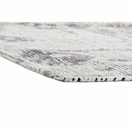 DKD Home Decor Alfombra Rectangular de Estilo Árabe Poliéster Blanco 180x120 cm, 0.75 cm Grosor, Lavable a Máquina, 1200 gsm DKD Home Decor Alfombra Rectangular de Estilo Árabe Poliéster Blanco 180x120 cm, 0.75 cm Grosor, Lavable a Máquina, 1200 gsm
