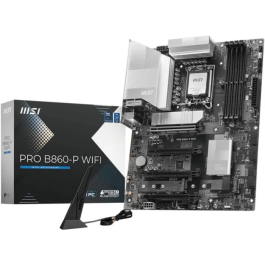 MSI 911-7E41-001 Placa Base PRO B860-P WiFi, Intel LGA 1851, 4 DDR5, USB 10GBPS, WiFi 7, ATX Precio: 196.88999968. SKU: B17C5KZGE9