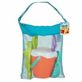 Color Baby Cubo de playa 18 cm con cedazo, palas 27 cm y 2 moldes