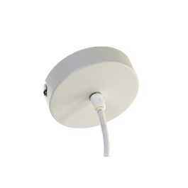 DKD Home Decor Lámpara Techo Balines Bambú Blanco 83 x 83 x 40 cm