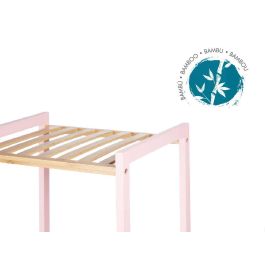 Estantería Cuadrada 3 Estantes Bambú Rosa Berilo 35x70x30 cm Estantería Cuadrada 3 Estantes Bambú Rosa Berilo 35x70x30 cm