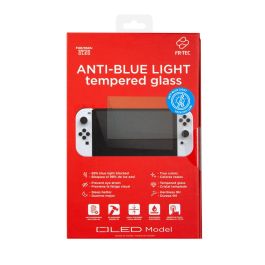 Protector de Pantalla con Filtro de Luz Azul FR-TEC Anti Blue Light para Nintendo Switch OLED