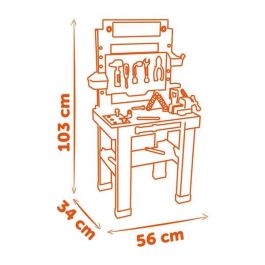 Banco de trabajo black&decker con 79 accesorios. 103x56x34 cm