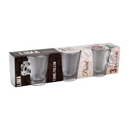 Set de 3 Tazas para Café de 8 Cl "Lima Panal" - La Mediterranea (24 Cajas) Set de 3 Tazas para Café de 8 Cl "Lima Panal" - La Mediterranea (24 Cajas)