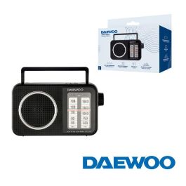 Daewoo Radio Portátil AC/DC con Altavoz, Entrada Jack y Asa - Funciona con Pilas y Corriente Precio: 24.50000014. SKU: B1AB5Z2W9Z