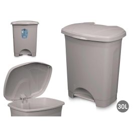 Papelera de Pedal Gris 30L Arte Regal - 39x47x32 cm (4 Unidades) Precio: 52.5000003. SKU: B1G56GQ39W