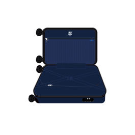 Maleta de Cabina F.C. Barcelona 24/25 Granate Azul marino 20'' 20 L 34,5 x 55 x 20 cm