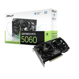 PNY PNY0751492797083 Tarjeta Gráfica GEFORCE RTX™ 5060 8 GB Doble ventilador DLSS 4 Precio: 370.49999987. SKU: B1CC9KFFBB
