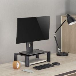 Aisens Soporte Elevador de Cristal Templado para Monitor y Portátil hasta 32 Pulgadas, 20kg de Carga Máxima, Negro Aisens Soporte Elevador de Cristal Templado para Monitor y Portátil hasta 32 Pulgadas, 20kg de Carga Máxima, Negro