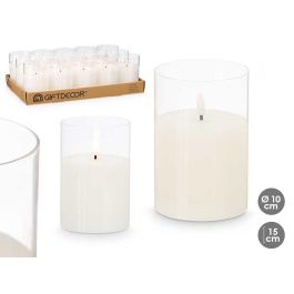 Vela Led Vaso Cristal Giftdecor 9X15CM (15 Unidades) Precio: 86.49999963. SKU: B1HSVJVDQ4