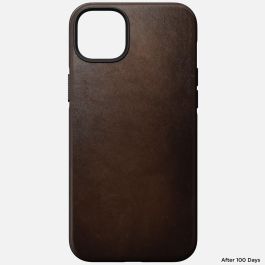 Nomad Funda Modern Leather Case para iPhone 14 Plus Rustic Brown