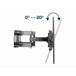 Gembird WM-70ST-01 Soporte TV Articulado 37-70" (94-178cm) Inclinable Giratorio VESA 200x200-600x400mm 35kg Negro Gembird WM-70ST-01 Soporte TV Articulado 37-70" (94-178cm) Inclinable Giratorio VESA 200x200-600x400mm 35kg Negro
