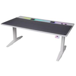 Thermaltake GGD-G70-WHEIRX-22 Escritorio Gaming G700 RGB Blanco, ajustable en altura, 61-125cm, rectangular Precio: 1205.50000032. SKU: B1AE9KZD8J