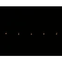 Guirnalda 165 cm con Arañas Negras Iluminadas Halloween Accesorio