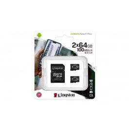 Tarjeta de Memoria Micro SD con Adaptador Kingston SDCS2/64GB-2P1A 64 GB