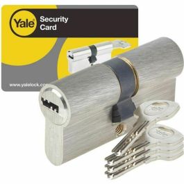 Yale Cilindro de Cierre Desmontable 40x40mm para Puerta Entrada/Exterior, 6 Pines, Alta Seguridad con 4 Llaves Reversibles Yale Cilindro de Cierre Desmontable 40x40mm para Puerta Entrada/Exterior, 6 Pines, Alta Seguridad con 4 Llaves Reversibles Precio: 34.59000017. SKU: B1JRYY6XVY