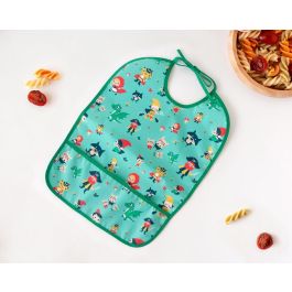 KioKids Babero Impermeable Verde con Bolsillo Recogemigas y Cierre de Lazo para Bebé +4 Meses Poliéster TPU Precio: 3.50000002. SKU: B17EJ662MA