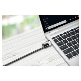 Kensington Candado para Portátil NanoSaver Keyed con Llave, Cable de Acero al Carbono de 1.8m, Negro