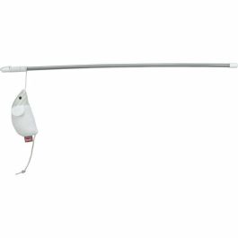 Juguete para gatos Trixie Blanco Poliéster Plástico Ratón