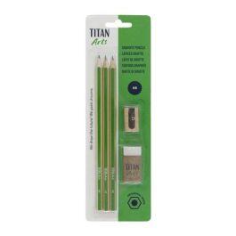 Lapiz De Grafito Titan Arts Creative Ecologico - Hb Set  3X Lapices 1X Goma De Borrar 1X Afilalapiz Precio: 1.98999988. SKU: B1HLK7E72W