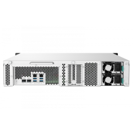 QNAP TS-832PXU-RP NAS Bastidor (2U) Ethernet Negro 10GbE