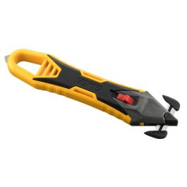 Cúter Olfa Amarillo Negro Metal Acero Inoxidable Plástico De seguridad